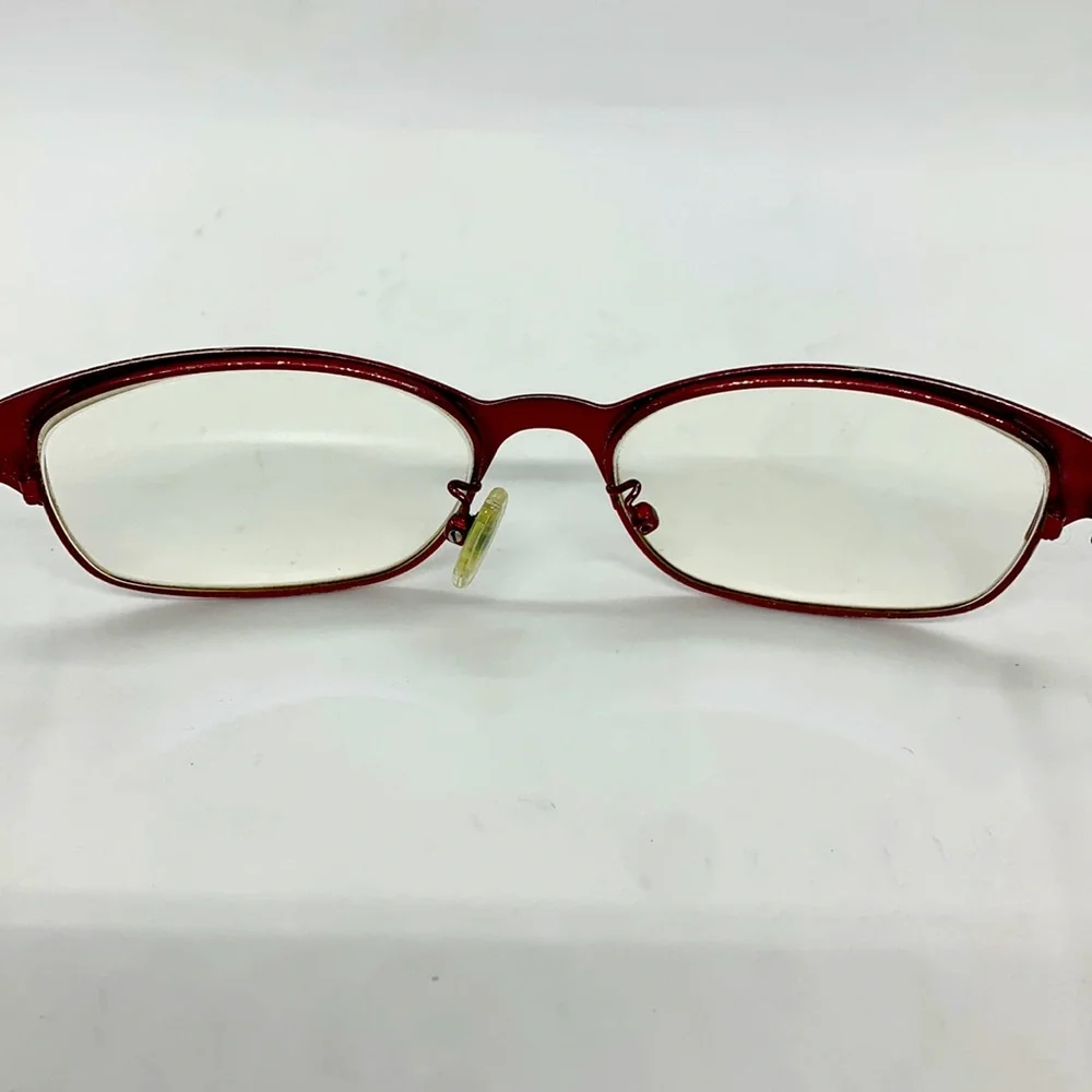 Anna Sui Glasses Red Burgundy D1X AS182 276 54 17 140 Butterfly Feminine Casual
